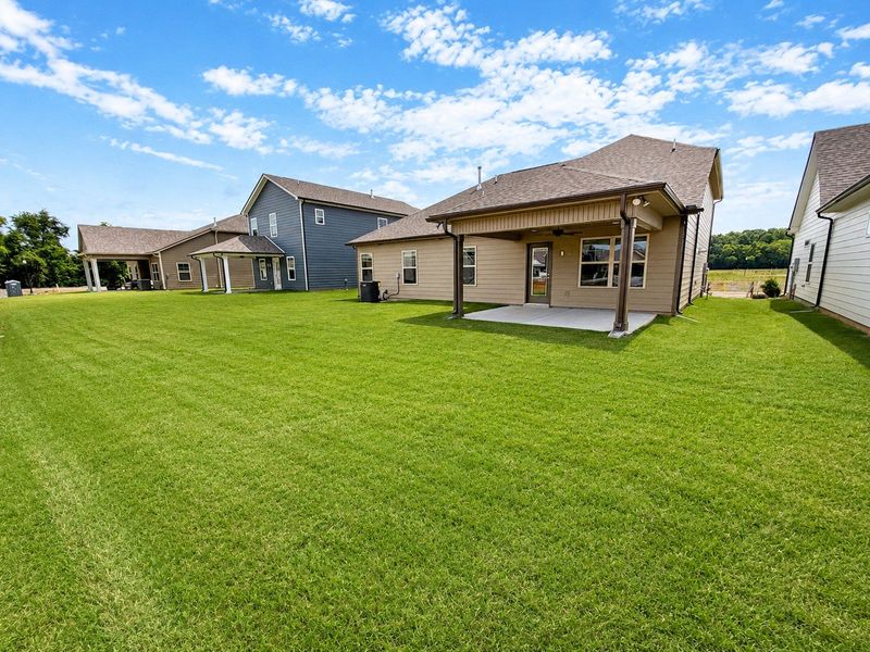 Exterior details and patio area of a home in Salem Landing, Rockvale (Image 20).