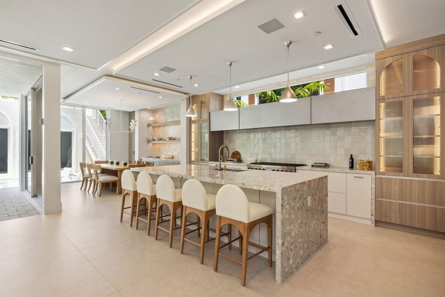 Furnished interior view inside a new home in , Delray Beach (Image 48).
