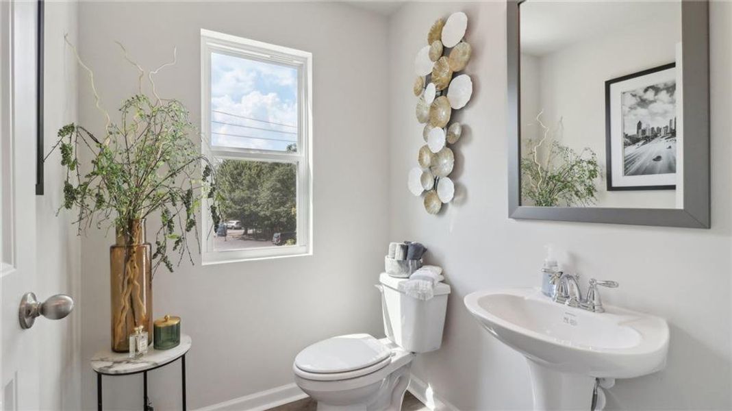 Furnished interior view inside a new home in Overlook at Peachtree Corners, Peachtree Corners (Image 22).