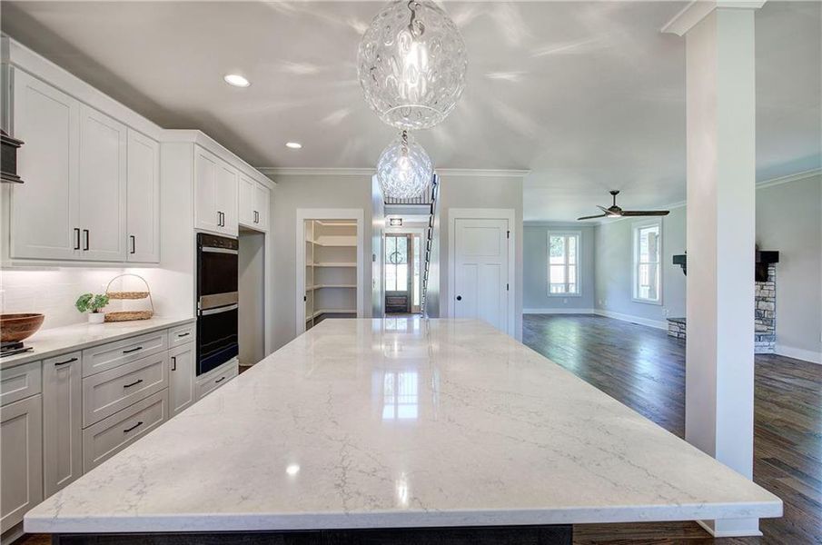 Furnished interior view inside a new home in , Euharlee (Image 29).