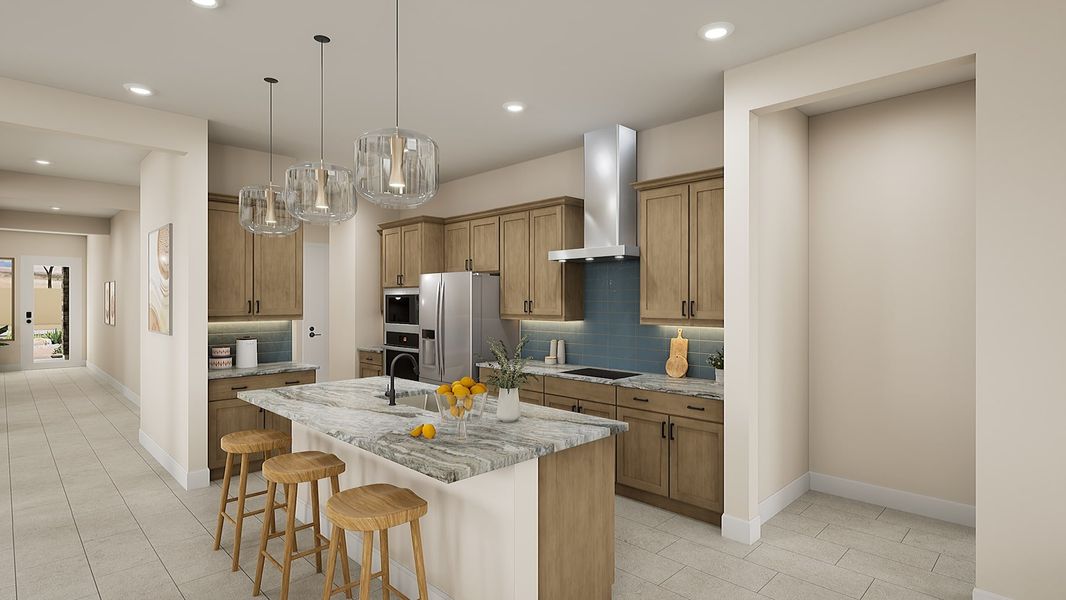 Representative furnished interior of a home built from the Rosemary Plan 40-2 by Tri Pointe Homes in Soleo, San Tan Valley (Image 4).