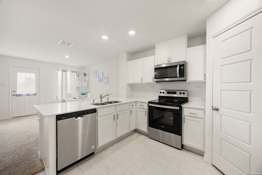 Furnished interior view inside a new home in , San Antonio (Image 34).