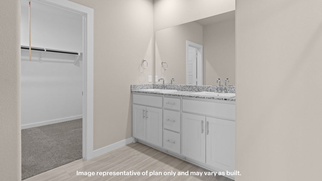 Furnished interior view inside a new home in Homestead at Parks Bell Ranch, Odessa (Image 8).