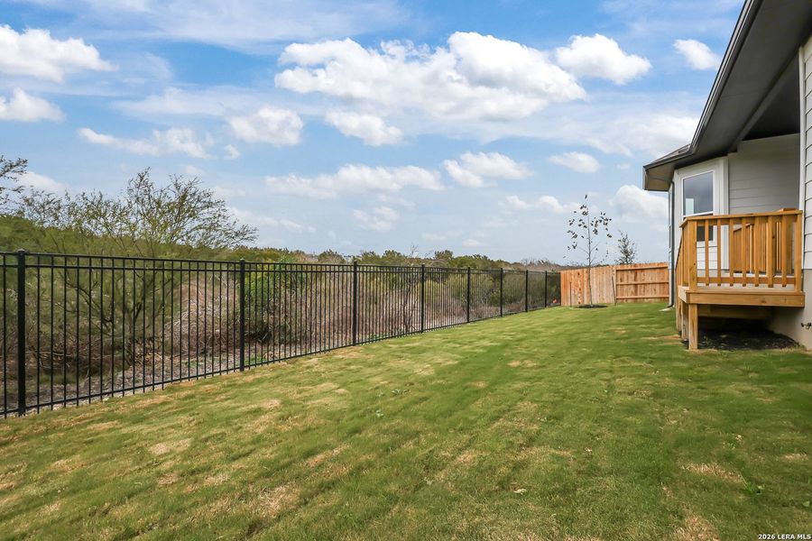 Exterior details and patio area of a home in Homestead, Schertz (Image 3). Exterior details and patio area of a home in Homestead, Schertz (Image 3).