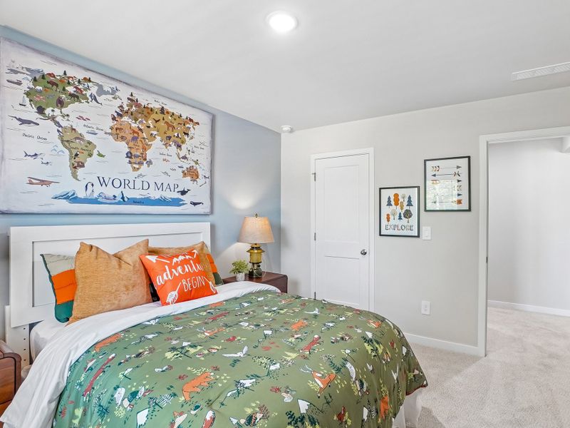 Furnished interior view inside a new home in The Heritage at Buffaloe Reserve, Raleigh (Image 16).