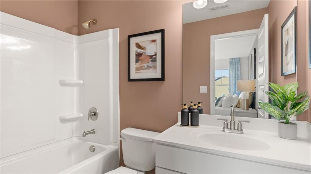 Furnished interior view inside a new home in Heritage Pointe, Senoia (Image 20).