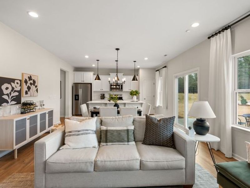 Representative furnished interior of a home built from the Aria by True Homes in Swaim Meadows, Winston-Salem (Image 7).