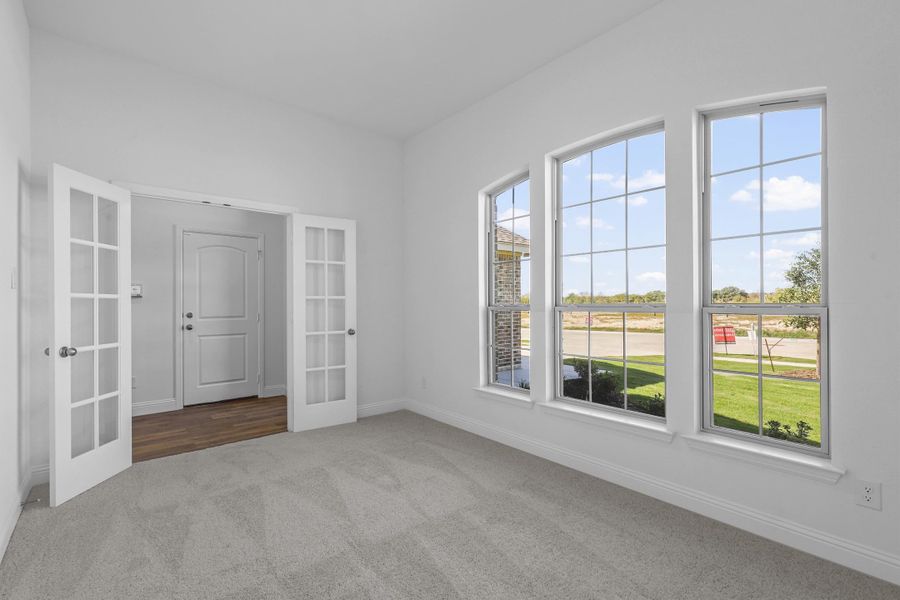 Representative unfurnished interior of a home built from the Hanover by Cheldan Homes in Sunset Ridge, Keene (Image 86). Representative unfurnished interior of a home built from the Hanover by Cheldan Homes in Sunset Ridge, Keene (Image 86).