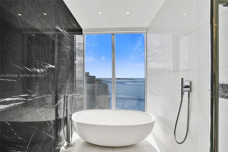 Furnished interior view inside a new home in , Miami (Image 14).