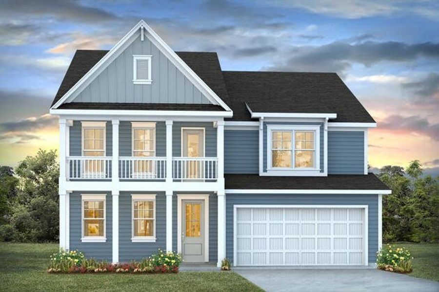 Front exterior of a new home in Sheep Island, Summerville, SC, highlighting curb appeal (Image 1). Front exterior of a new home in Sheep Island, Summerville, SC, highlighting curb appeal (Image 1).