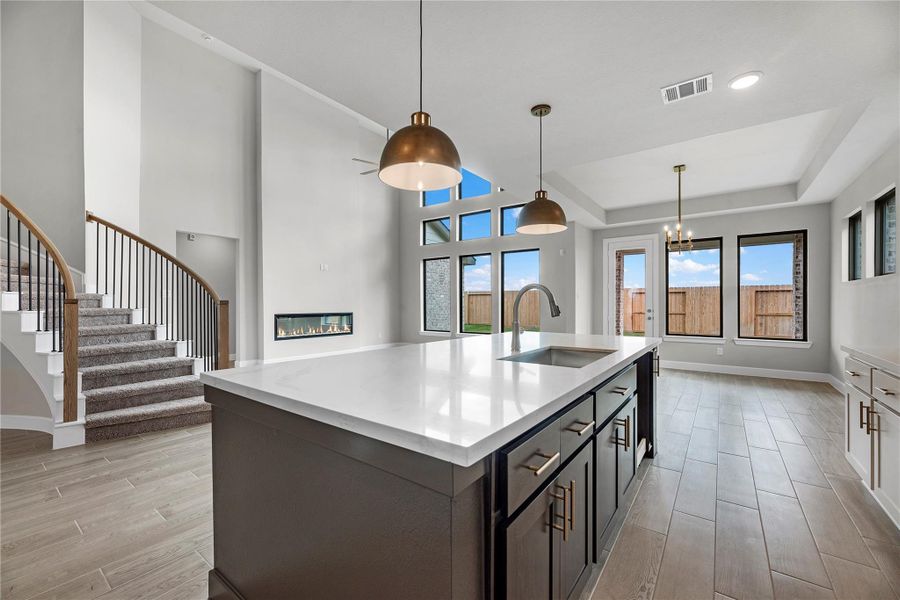 Furnished interior view inside a new home in Cross Creek West, Fulshear (Image 10).