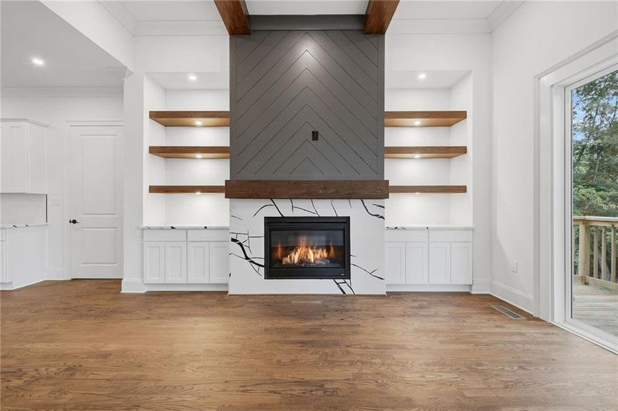 Furnished interior view inside a new home in , Buford (Image 16).