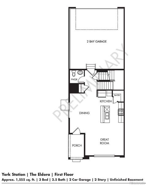 2D floor plan layout of this home in York Station, Thornton, CO (Image 4).