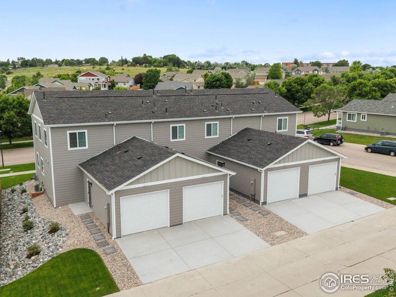 Back Exterior with Aerial View