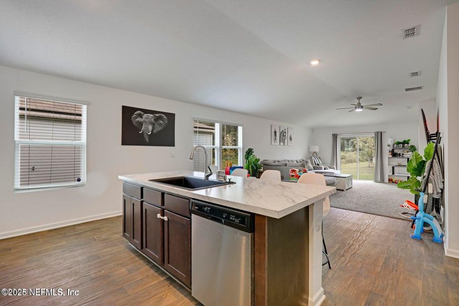Furnished interior view inside a new home in The Arbors, Jacksonville (Image 17). Furnished interior view inside a new home in The Arbors, Jacksonville (Image 17).