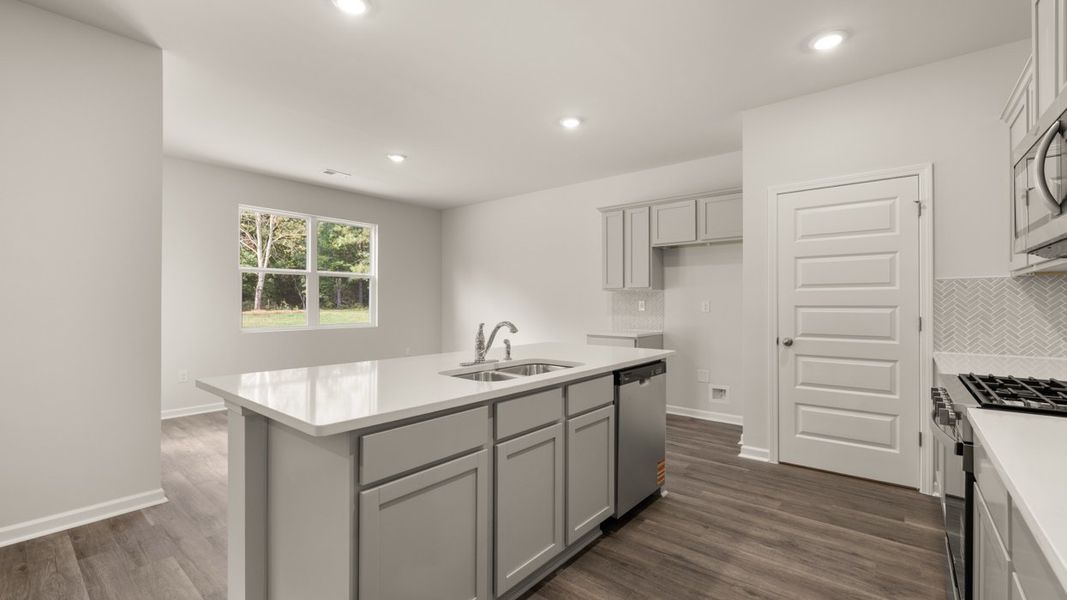 Furnished interior view inside a new home in Preserve at Dove Creek, Statham (Image 5).