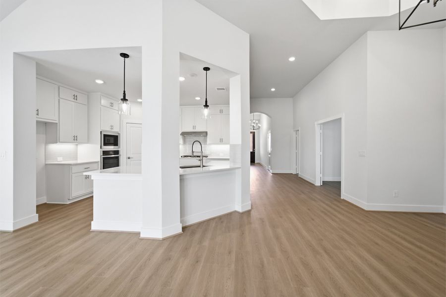 Furnished interior view inside a new home in Santa Rita Ranch, Liberty Hill (Image 8).