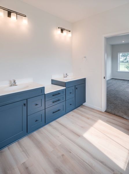 Representative furnished interior of a home built from the Kipling by Keystone Custom Homes in Edgewater on Lake Tillery, Norwood (Image 7).