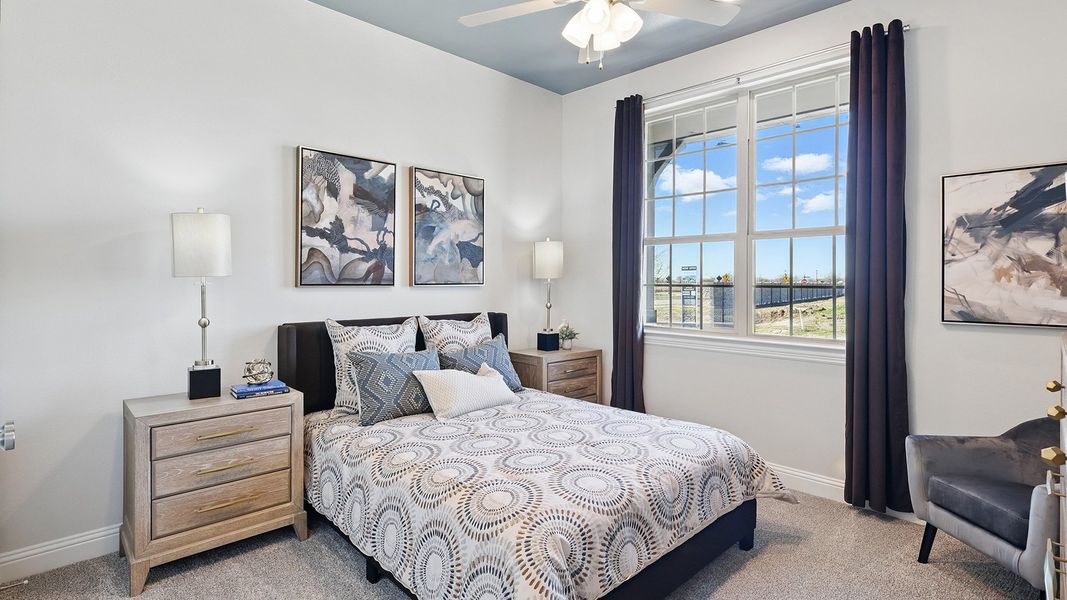 Representative furnished interior of a home built from the Magnolia by Brightland Homes in Green Oaks Preserve, Arlington (Image 34).