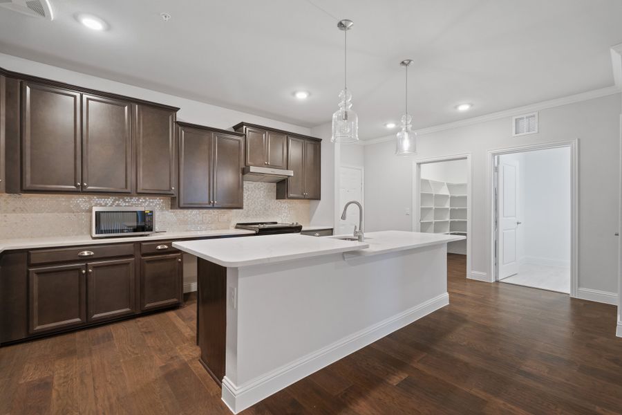 Furnished interior view inside a new home in Gatherings® at Twin Creeks, Allen (Image 5).