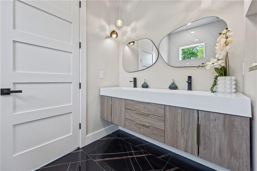 Furnished interior view inside a new home in , Athens (Image 43).