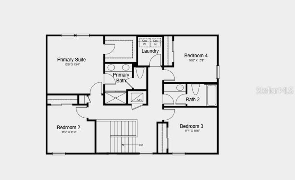 2D floor plan layout of this home in Aden South at Westview, Kissimmee, FL (Image 3). 2D floor plan layout of this home in Aden South at Westview, Kissimmee, FL (Image 3).
