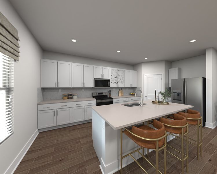 Furnished interior view inside a new home in Lakes at Bella Lago - Premier Series, Green Cove Springs (Image 5).