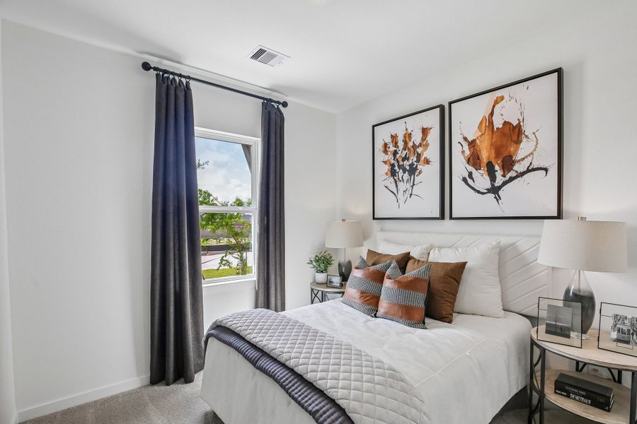 Representative furnished interior of a home built from the Charlton by Taylor Morrison in Mason Woods, Cypress (Image 17).