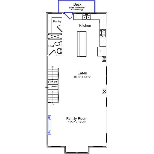 2D floor plan layout of this home in Nichols Landing, Charlotte, NC (Image 2). 2D floor plan layout of this home in Nichols Landing, Charlotte, NC (Image 2).