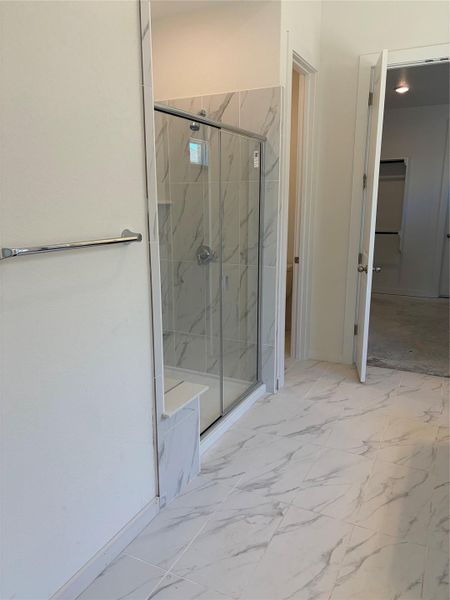 Walk-in Shower in Primary Bath
