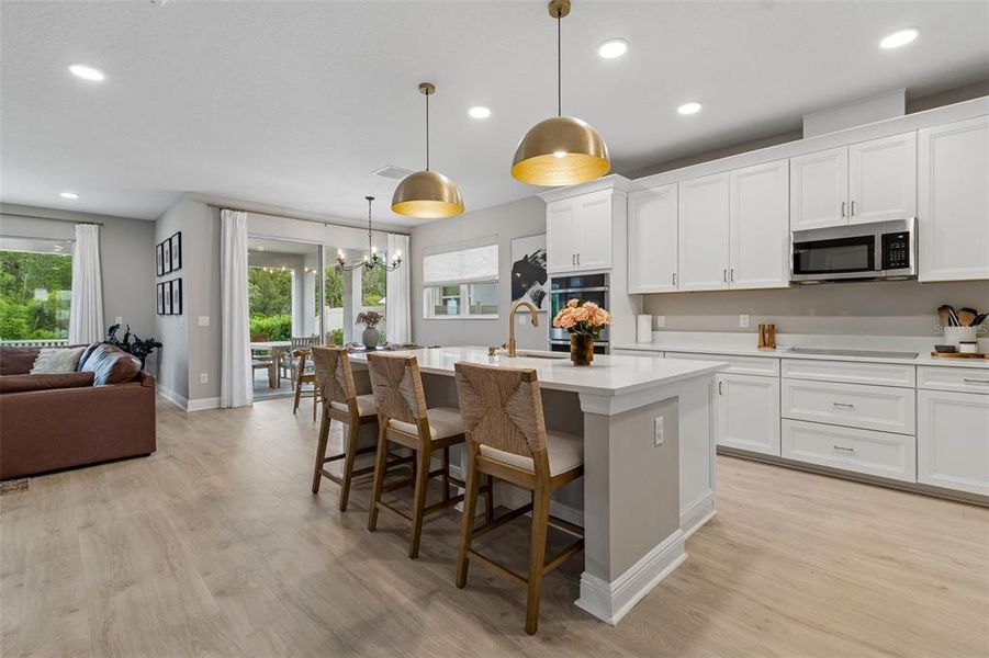 Furnished interior view inside a new home in Whispering Oaks Preserve, Wesley Chapel (Image 19).