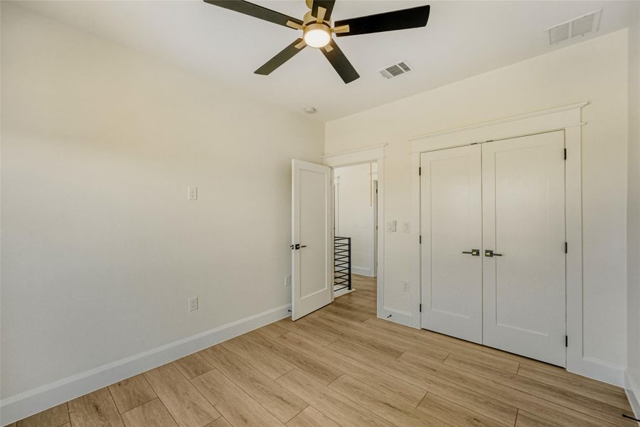 All of the bedrooms come with excellent closet storage.