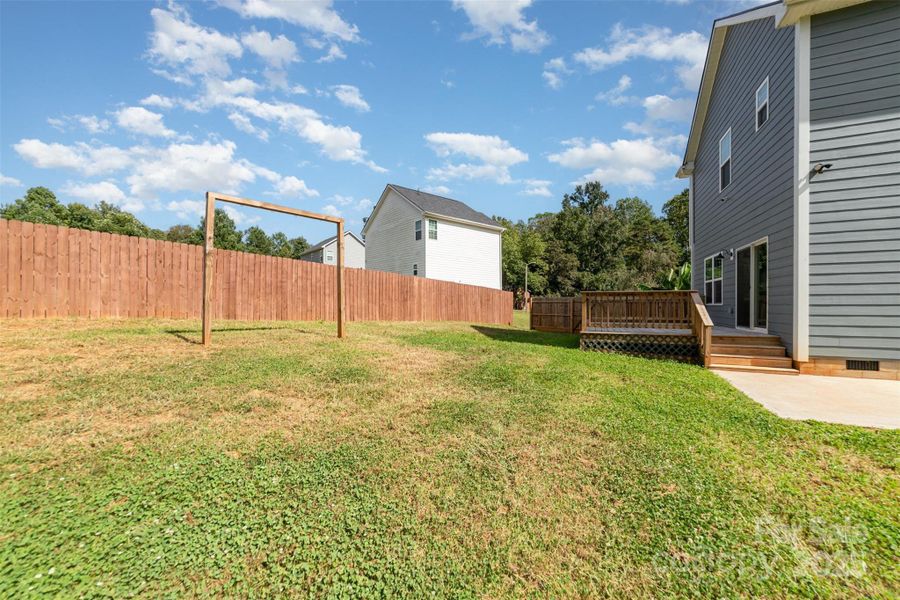 Exterior details and patio area of a home in , Shelby (Image 1).