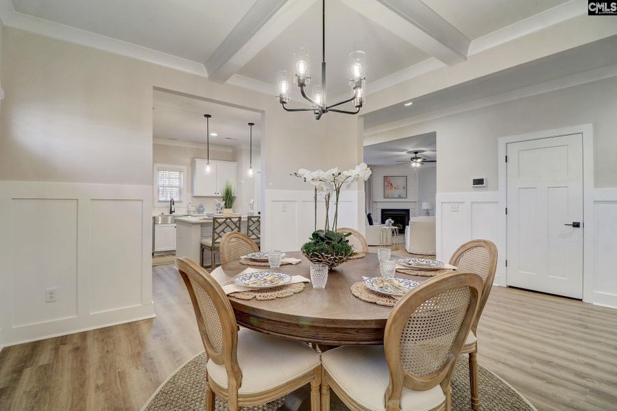 Furnished interior view inside a new home in Raglins Creek, Lugoff (Image 8). Furnished interior view inside a new home in Raglins Creek, Lugoff (Image 8).