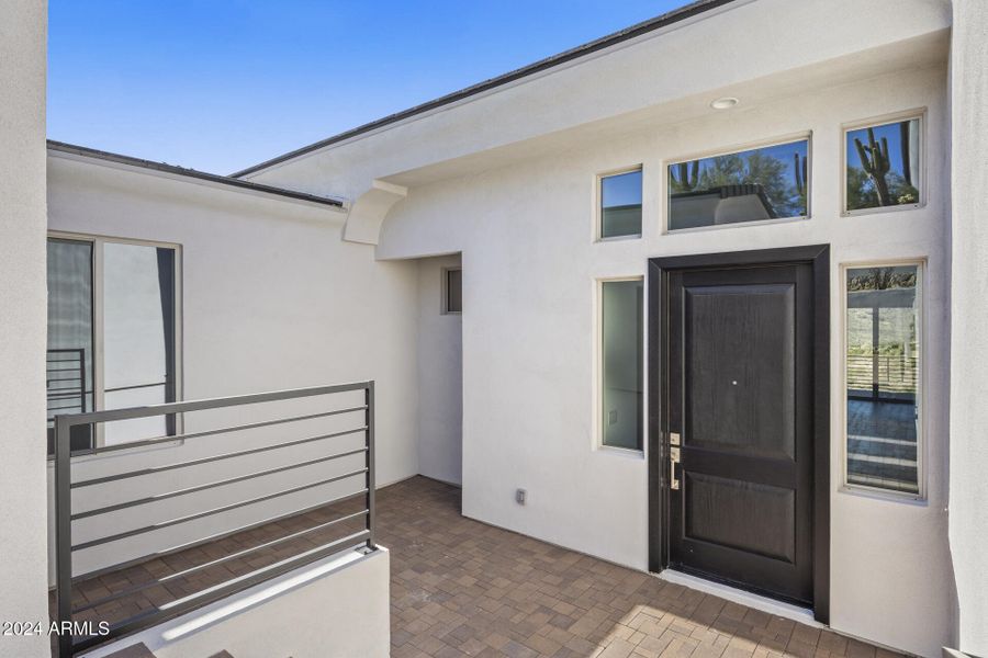 Front Door and Patio