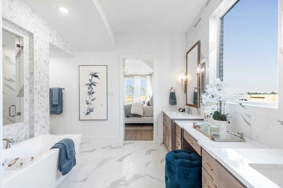 Representative Primary Bathroom - some options shown