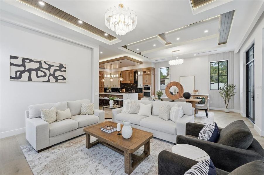 Furnished interior view inside a new home in , Orlando (Image 19). Furnished interior view inside a new home in , Orlando (Image 19).