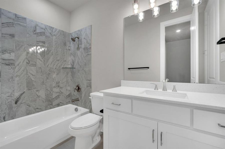 Furnished interior view inside a new home in Westside Preserve, Midlothian (Image 11).