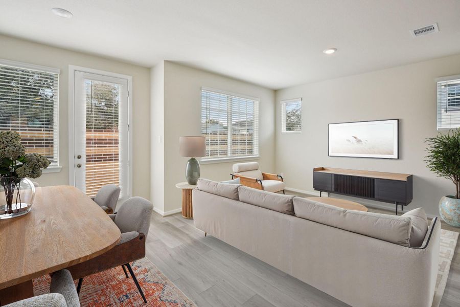 Photo is not of the actual home, but is an inspirational photo of builder’s model home and may depict options, furnishings, and/or decorator features that are not included.