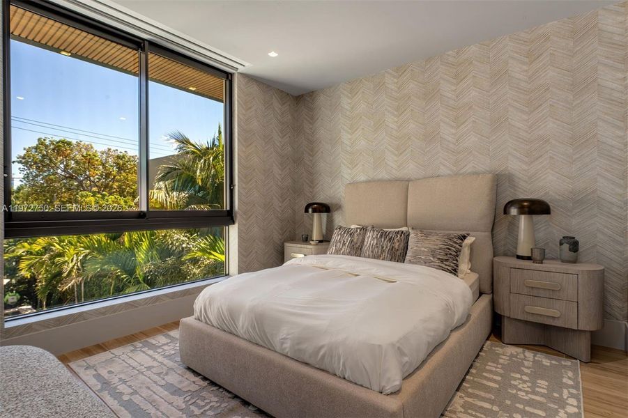 Furnished interior view inside a new home in , Miami Beach (Image 13). Furnished interior view inside a new home in , Miami Beach (Image 13).