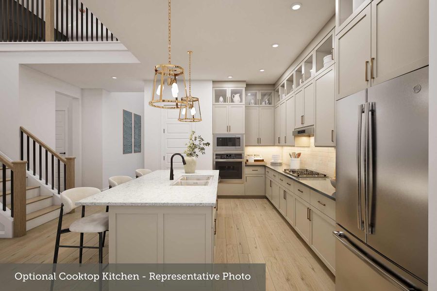 Furnished interior view inside a new home in Crighton Cove - Enclave Collection, Conroe (Image 6).