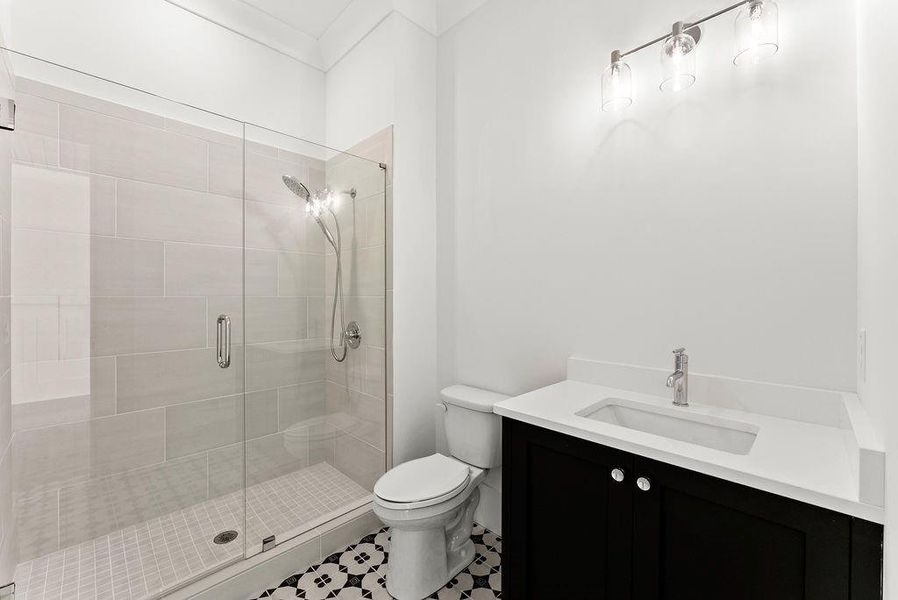 Furnished interior view inside a new home in The Cottages at Keeler Woods, Marietta (Image 8).
