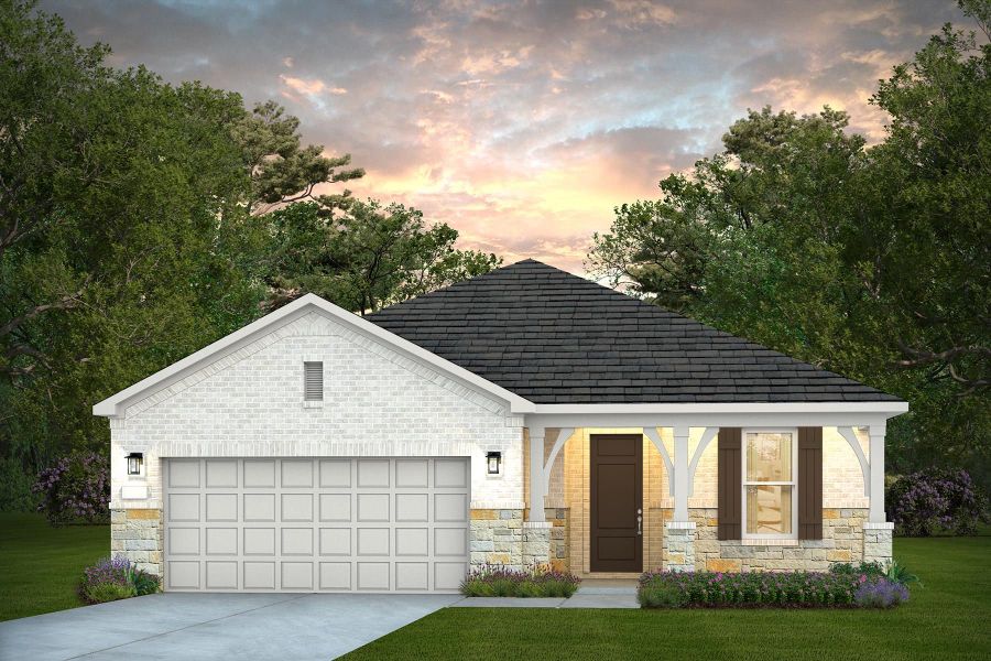 Representative exterior photo of a completed home built from the Mainstay by Del Webb in Sun City Texas, Georgetown, TX (Image 32). Representative exterior photo of a completed home built from the Mainstay by Del Webb in Sun City Texas, Georgetown, TX (Image 32).