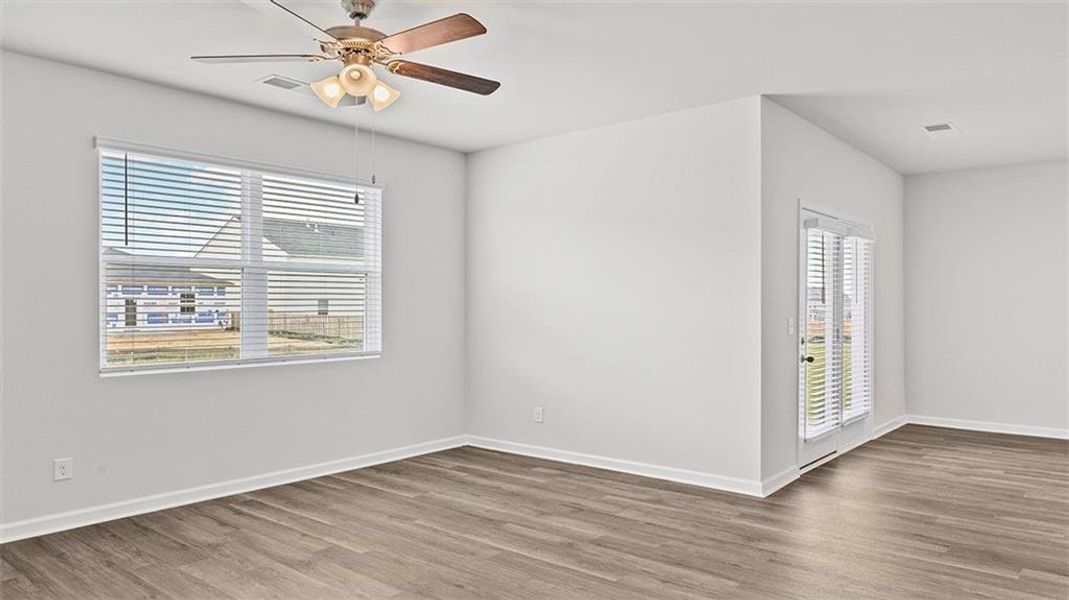 Spacious, unfurnished interior of a new home in Twin Lakes, Hoschton (Image 35). Spacious, unfurnished interior of a new home in Twin Lakes, Hoschton (Image 35).