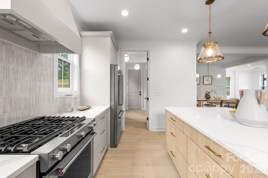 Furnished interior view inside a new home in , Charlotte (Image 10).