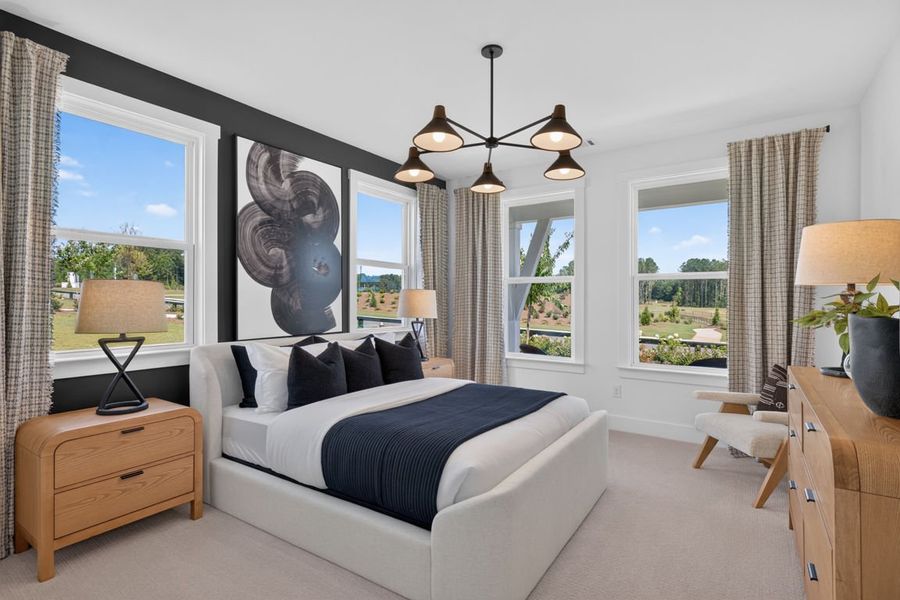 Representative furnished interior of a home built from the Oakhurst by Pulte Homes in Everhour, Newnan (Image 10).