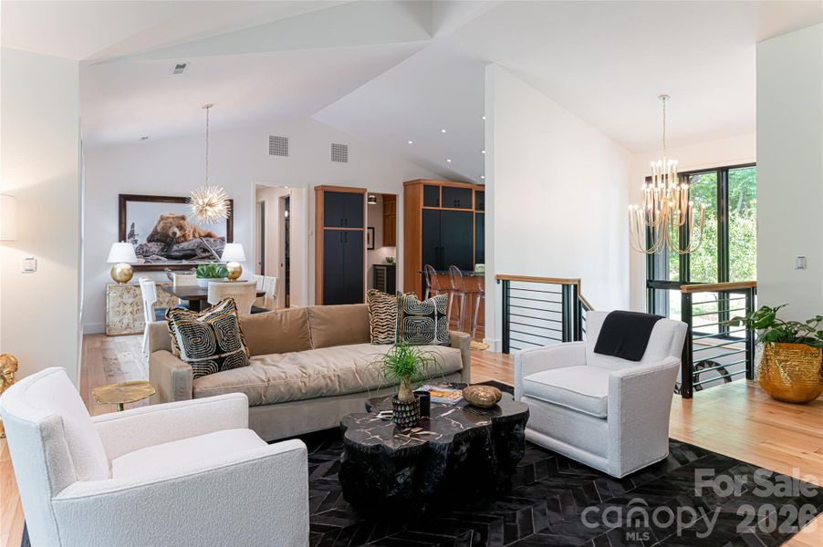 Furnished interior view inside a new home in , Weaverville (Image 6).