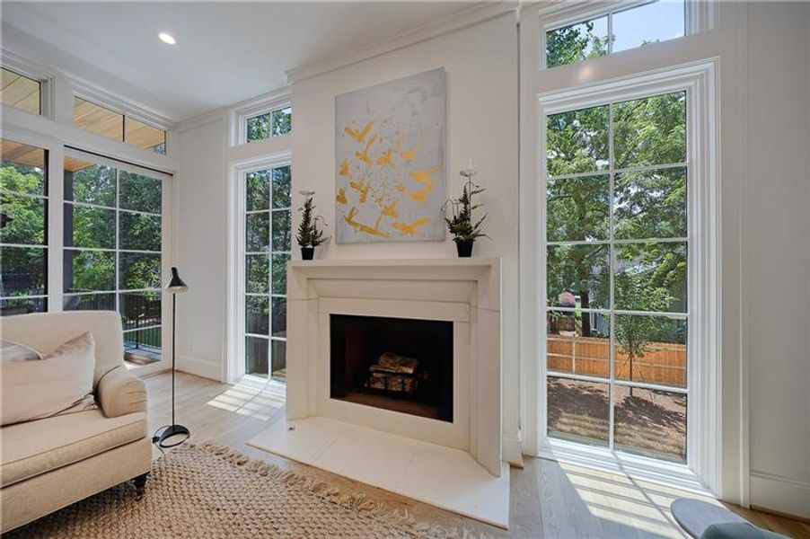 Furnished interior view inside a new home in , Atlanta (Image 58).