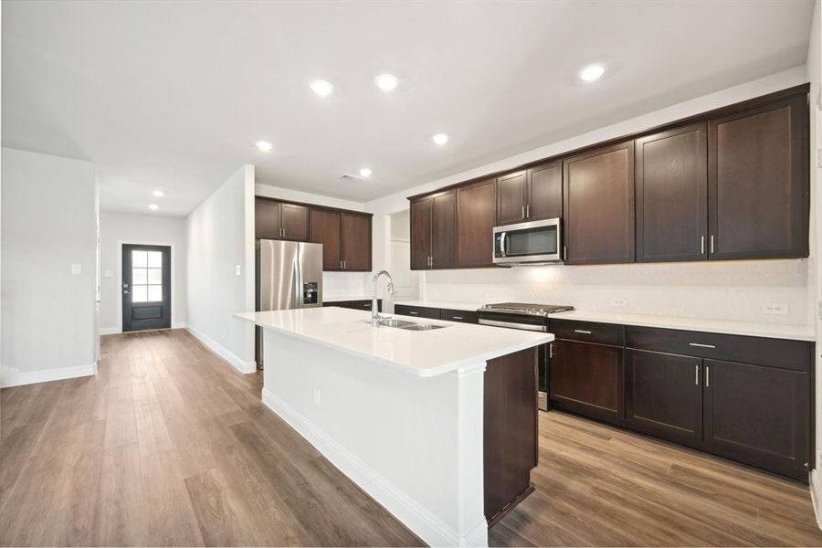 Photo is not of the actual home, but is an inspirational photo of builder’s model home and may depict options, furnishings, and/or decorator features that are not included.