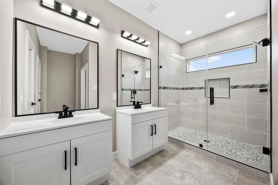 Furnished interior view inside a new home in , Houston (Image 9).